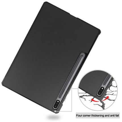 Samsung Galaxy Tab S9 / S9 FE / S10 FE / S10 Lite - TriFold Smart Book Case - Black