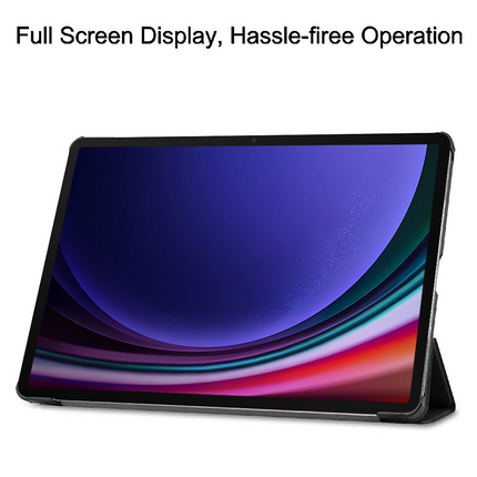 Samsung Galaxy Tab S9 / S9 FE / S10 FE / S10 Lite - TriFold Smart Book Case - Black