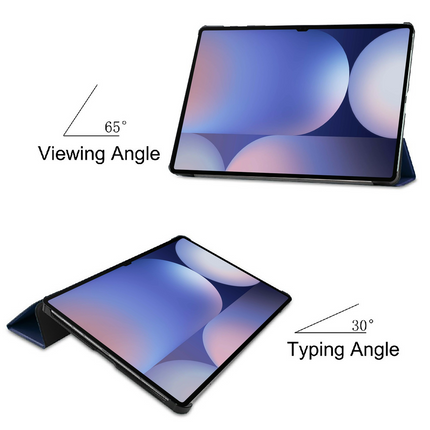 Samsung Galaxy Tab S10 Ultra / S9 Ultra - TriFold Smart Book Case - Blue