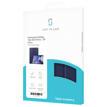 Samsung Galaxy Tab S10 Ultra / S9 Ultra - TriFold Smart Book Case - Blue
