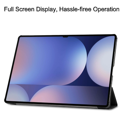 Samsung Galaxy Tab S10 Ultra / S9 Ultra - TriFold Smart Book Case - Black