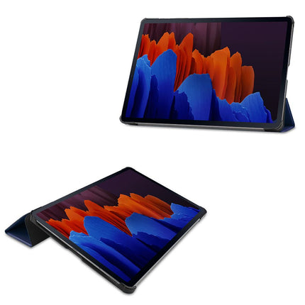 Samsung Galaxy Tab S7 Plus - TriFold Smart Book Case - Blue