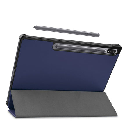 Samsung Galaxy Tab S7 Plus - TriFold Smart Book Case - Blue