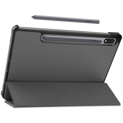 Samsung Galaxy Tab S7 - TriFold Smart Book Case - Grey