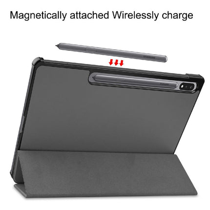 Samsung Galaxy Tab S8 - TriFold Smart Book Case - Grey