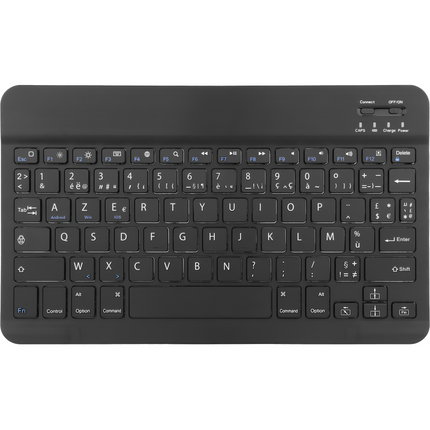 iPad 2021 (9th Gen)/2020 (8th Gen)/iPad 2019 (7th Gen) - Premium Bluetooth Keyboard Cover Azerty