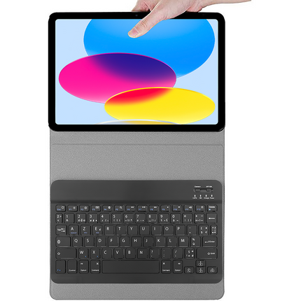iPad 2025 (11th Gen) / iPad 2022 (10th Gen) - Premium Bluetooth Keyboard Cover Azerty