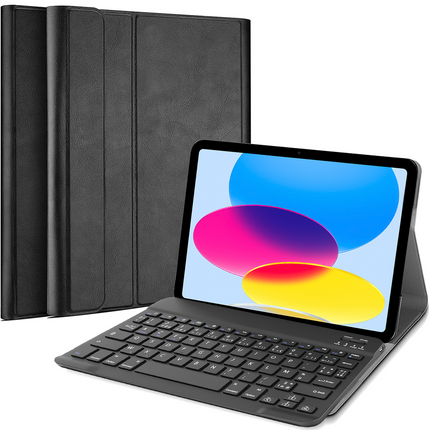iPad 2025 (11th Gen) / iPad 2022 (10th Gen) - Premium Bluetooth Keyboard Cover Azerty