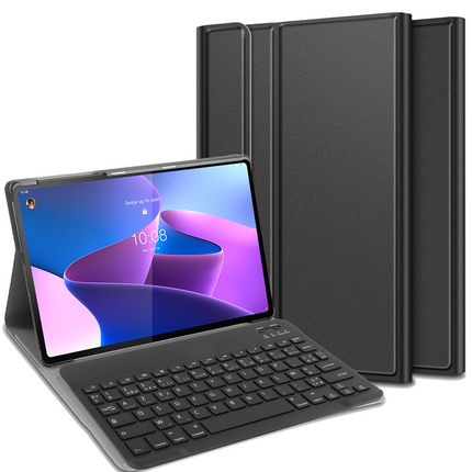 Lenovo Tab P12 Pro - Premium Bluetooth Keyboard Cover Azerty