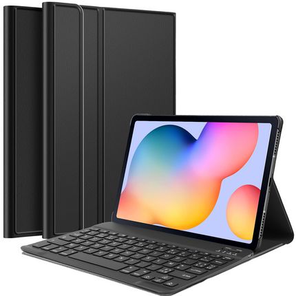 Samsung Galaxy Tab S6 Lite - Premium Bluetooth Keyboard Cover Azerty