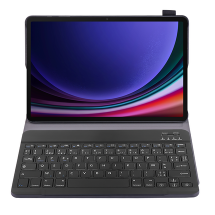 Samsung Galaxy Tab S9 / S9 FE / S10 FE / S10 Lite - Premium Bluetooth Keyboard Cover Azerty