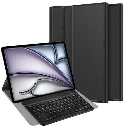 iPad Air 13 (M4 2026 / M3 2025 / M2 2024) - Premium Bluetooth Keyboard Cover Qwertz