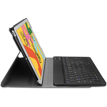 iPad 2021 (9th Gen)/2020 (8th Gen)/iPad 2019 (7th Gen) - Premium Bluetooth Keyboard Cover Qwerty