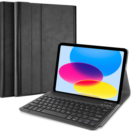 iPad 2025 (11th Gen) / iPad 2022 (10th Gen) - Premium Bluetooth Keyboard Cover Qwerty