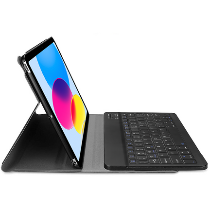 iPad 2025 (11th Gen) / iPad 2022 (10th Gen) - Premium Bluetooth Keyboard Cover Qwerty