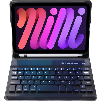 iPad Mini 2024 (7th Gen) - Premium Bluetooth Keyboard Cover Qwerty