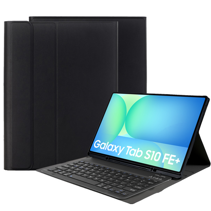 Samsung Galaxy Tab S10 FE+ - Premium Bluetooth Keyboard Cover Qwerty