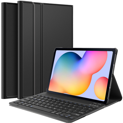 Samsung Galaxy Tab S6 Lite - Premium Bluetooth Keyboard Cover Qwerty