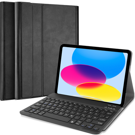 iPad 2025 (11th Gen) / iPad 2022 (10th Gen) - Premium Bluetooth Keyboard Cover Qwertz