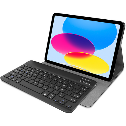 iPad 2025 (11th Gen) / iPad 2022 (10th Gen) - Premium Bluetooth Keyboard Cover Qwertz