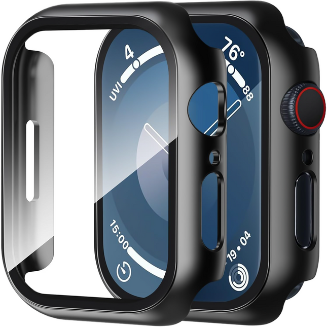 Apple Watch 44mm - Defense Cover with Screenprotector - Black