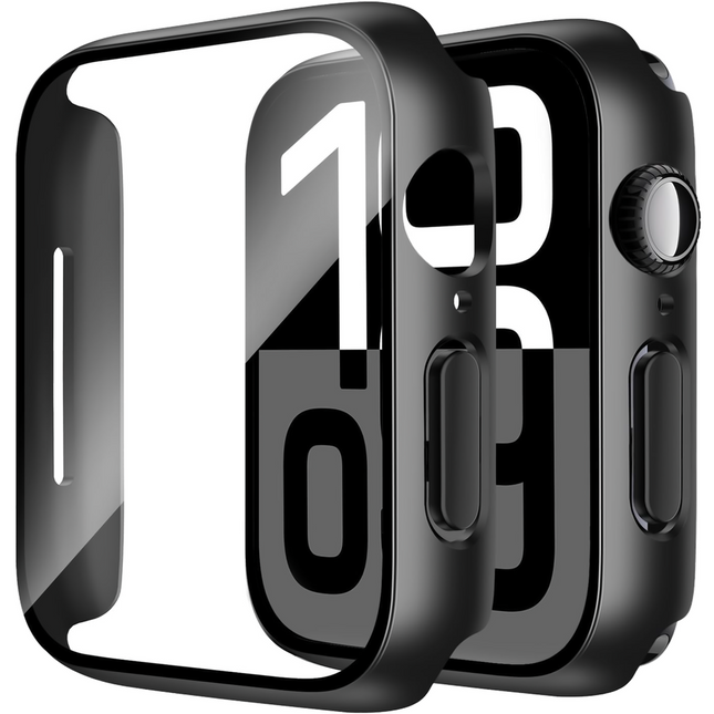 Apple Watch 46mm - Defense Cover with Screenprotector - Black