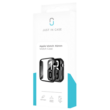 Apple Watch 46mm - Defense Cover with Screenprotector - Black