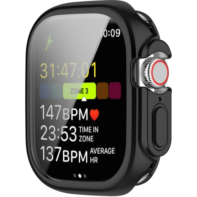 Apple Watch Ultra - Defense Cover with Screenprotector - Black
