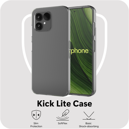 FlexLite Case - Fairphone 6 - Soft TPU Back Cover - Clear