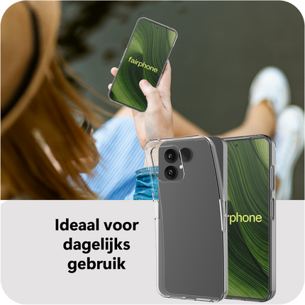 FlexLite Case - Fairphone 6 - Soft TPU Back Cover - Clear