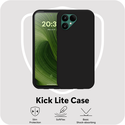 FlexLite Case - Fairphone 6 - Soft TPU Back Cover - Black