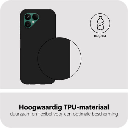 FlexLite Case - Fairphone 6 - Soft TPU Back Cover - Black