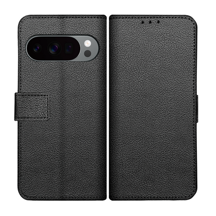 Classic Wallet Case - Google Pixel 10 / 10 Pro - PU leather Book Case - Black