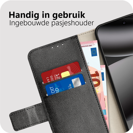 Classic Wallet Case - Google Pixel 10 / 10 Pro - PU leather Book Case - Black