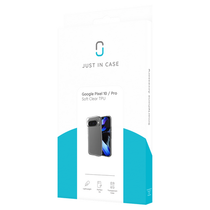 FlexLite Case - Google Pixel 10 / 10 Pro - Soft TPU Back Cover - Clear