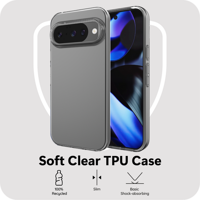 FlexLite Case - Google Pixel 10 / 10 Pro - Soft TPU Back Cover - Clear
