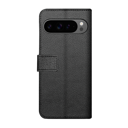 Classic Wallet Case - Google Pixel 10 Pro XL - PU leather Book Case - Black