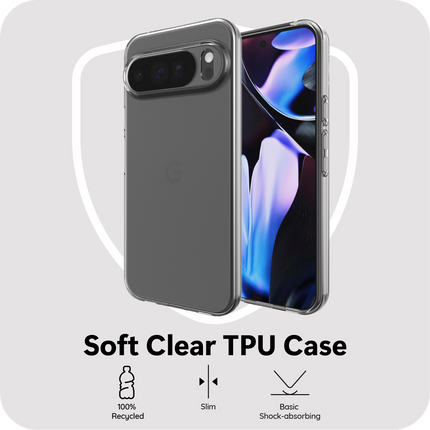 FlexLite Case - Google Pixel 10 Pro XL - Soft TPU Back Cover - Clear