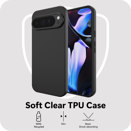 FlexLite Case - Google Pixel 10 Pro XL - Soft TPU Back Cover - Black