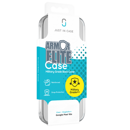ArmorElite Case - Google Pixel 10a - Military Grade Back Cover - (compatible with MagSafe) - Clear