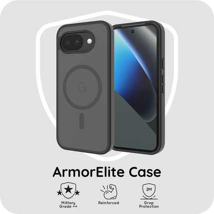 ArmorElite Case - Google Pixel 10a - Military Grade Back Cover - (compatible with MagSafe) - Black