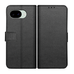 Classic Wallet Case - Google Pixel 10a - PU leather Book Case - Black