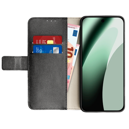 Classic Wallet Case - Google Pixel 10a - PU leather Book Case - Black