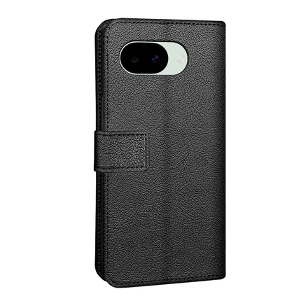 Classic Wallet Case - Google Pixel 10a - PU leather Book Case - Black