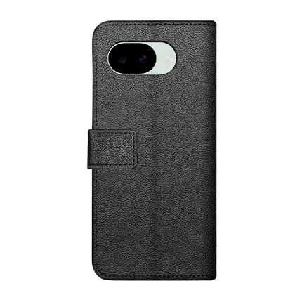 Classic Wallet Case - Google Pixel 10a - PU leather Book Case - Black