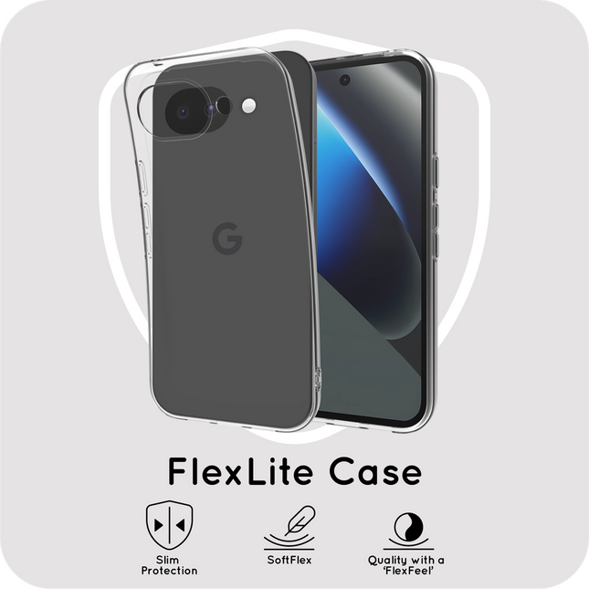 FlexLite Case - Google Pixel 10a - Soft TPU Back Cover - Clear