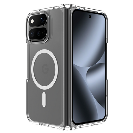 ArmorElite Case - Google Pixel 11 Pro Fold - Military Grade Back Cover - (compatible with MagSafe) - Clear