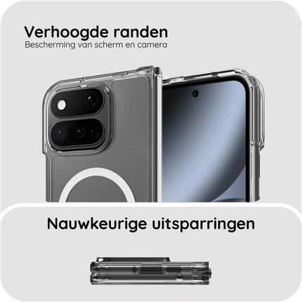 ArmorElite Case - Google Pixel 11 Pro Fold - Military Grade Back Cover - (compatible with MagSafe) - Clear