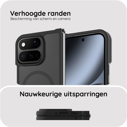 ArmorElite Case - Google Pixel 11 Pro Fold - Military Grade Back Cover - (compatible with MagSafe) - Black