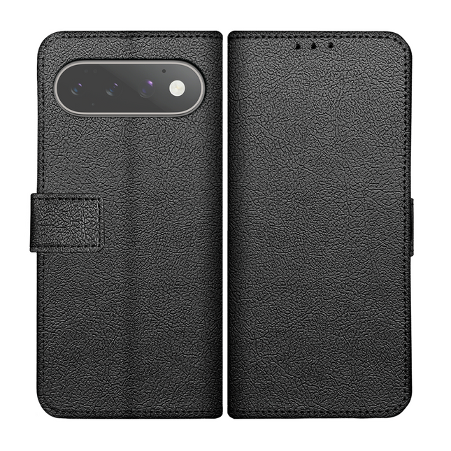 Classic Wallet Case - Google Pixel 11 Pro XL - PU leather Book Case - Black